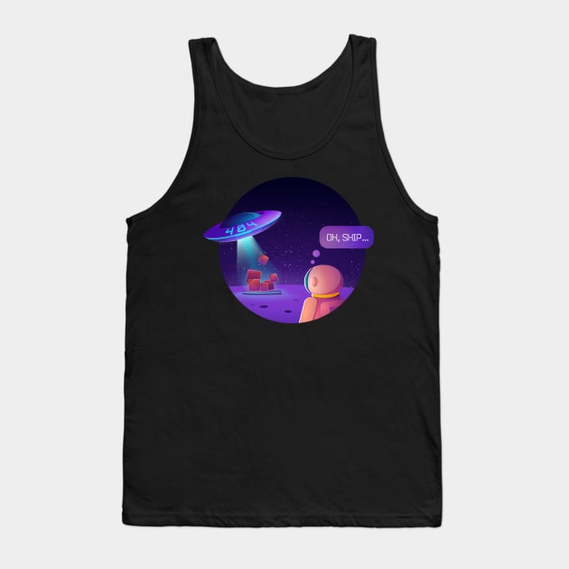 Oh, ship.. Error 404 Tank Top by Illustration_art